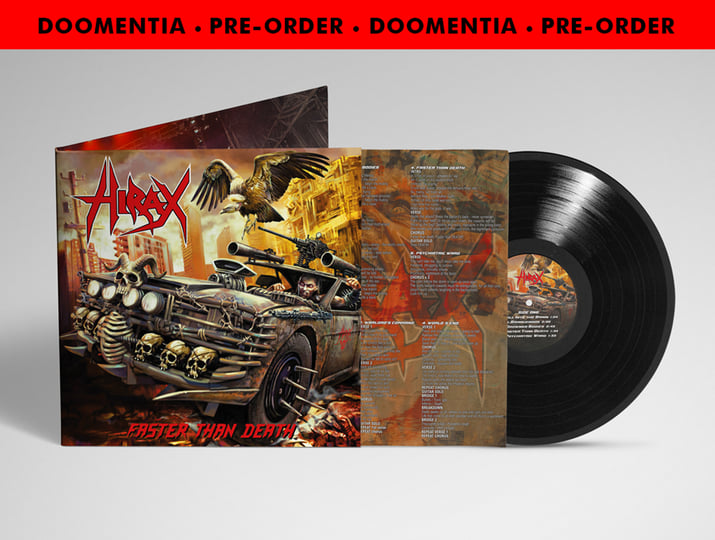 Faster Than Death (full-length) | HIRAX | Doomentia Records