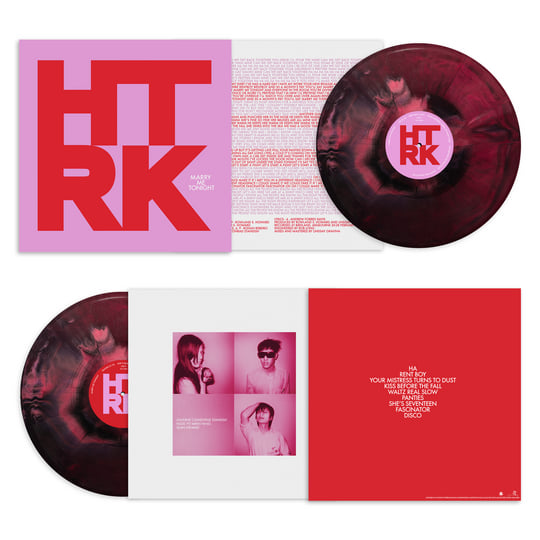 HTRK - Marry Me Tonight, Pink & Black Vinyl LP HTRK - Marry Me Tonight, Pink & Black Vinyl LP
