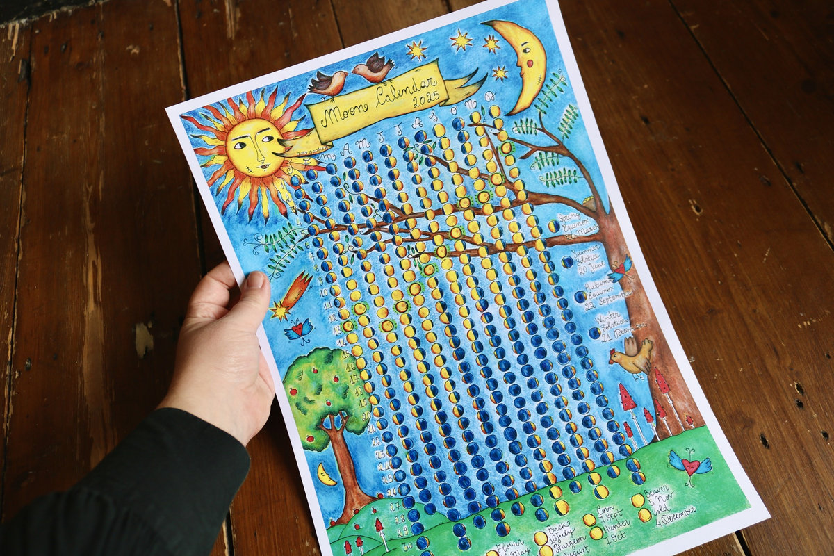 Moon Calendar 2025 by Bity Booker Bity Booker