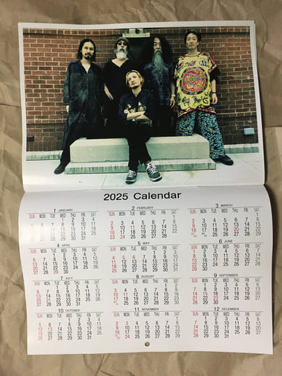ミュージシャン SARD UNDERGROUND OFFICIAL CALENDER 2025 SARD