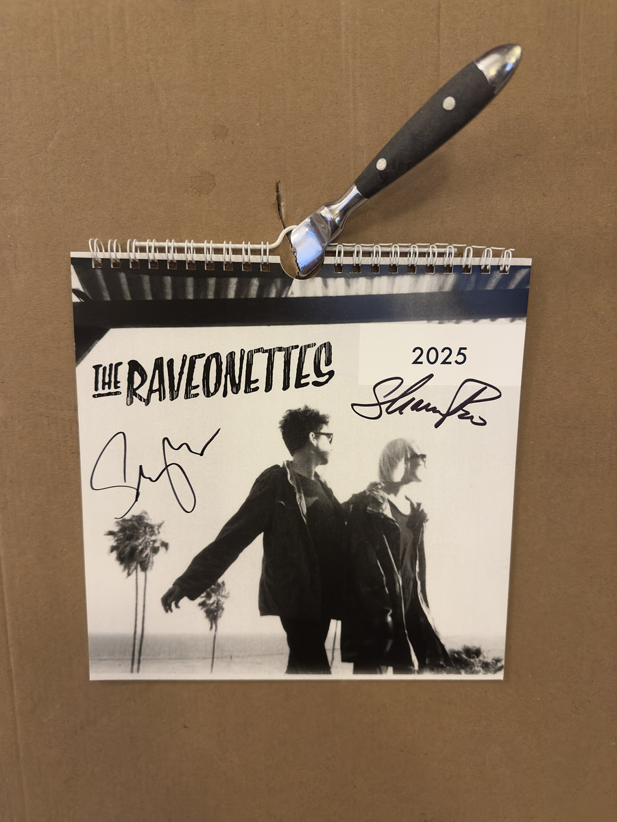 The Raveonettes 2025 Signed photo calendar | The Raveonettes