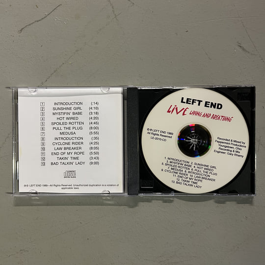 Live Living and Breathing | Left End | Peppermint Records