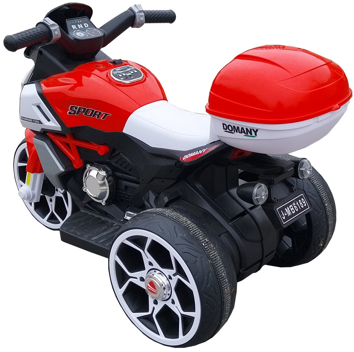 Domany Diamond 1260s 2024 Electric Ride On Toy Tricycle photo detail
