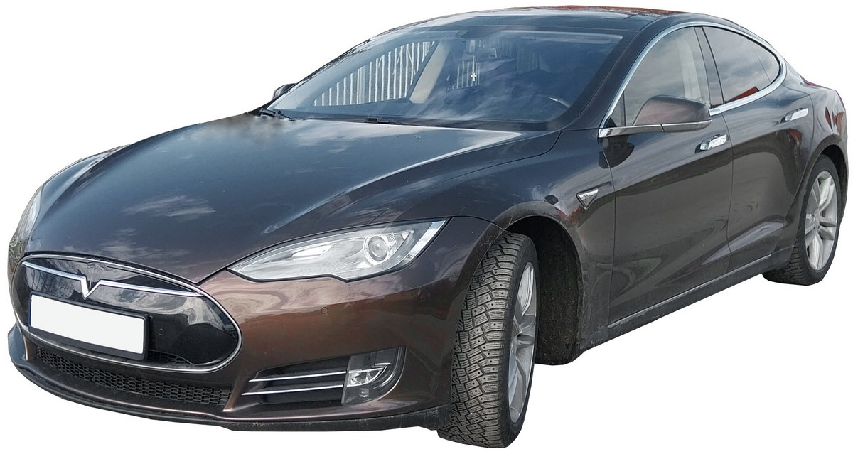 Tesla Model S 2012 electric full-size car photo detail