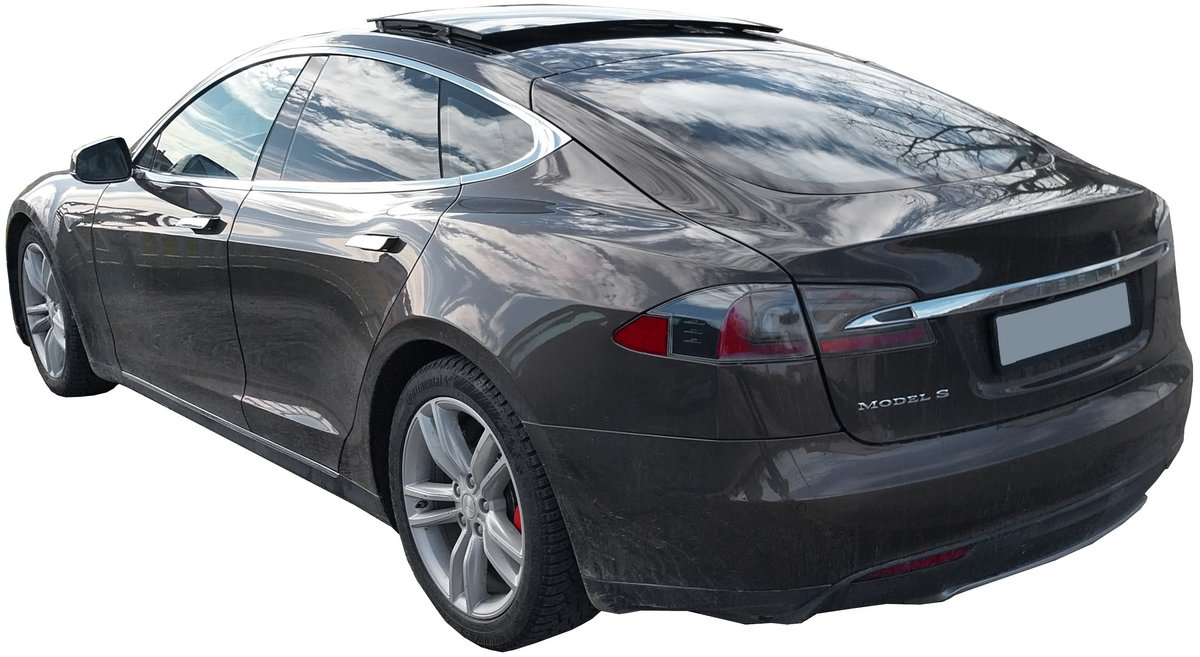 Tesla Model S 2012 electric full-size car photo detail