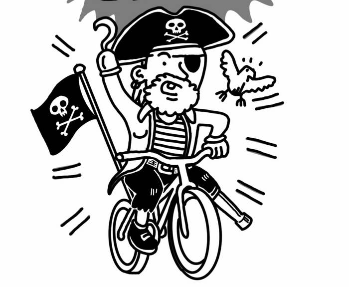 Pedals on Our Pirate Ships — Photo