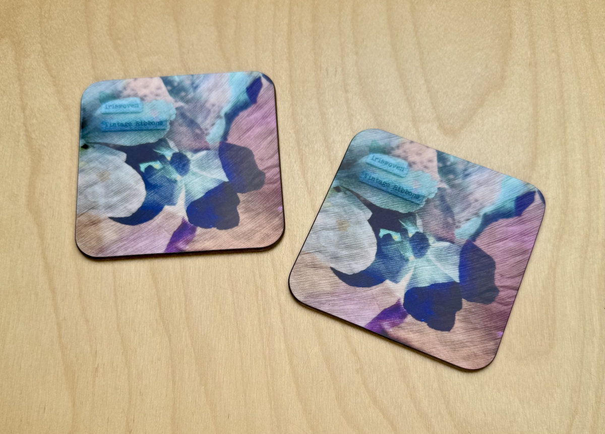 Vintage Ribbons Coasters (Pair) | iriswoven