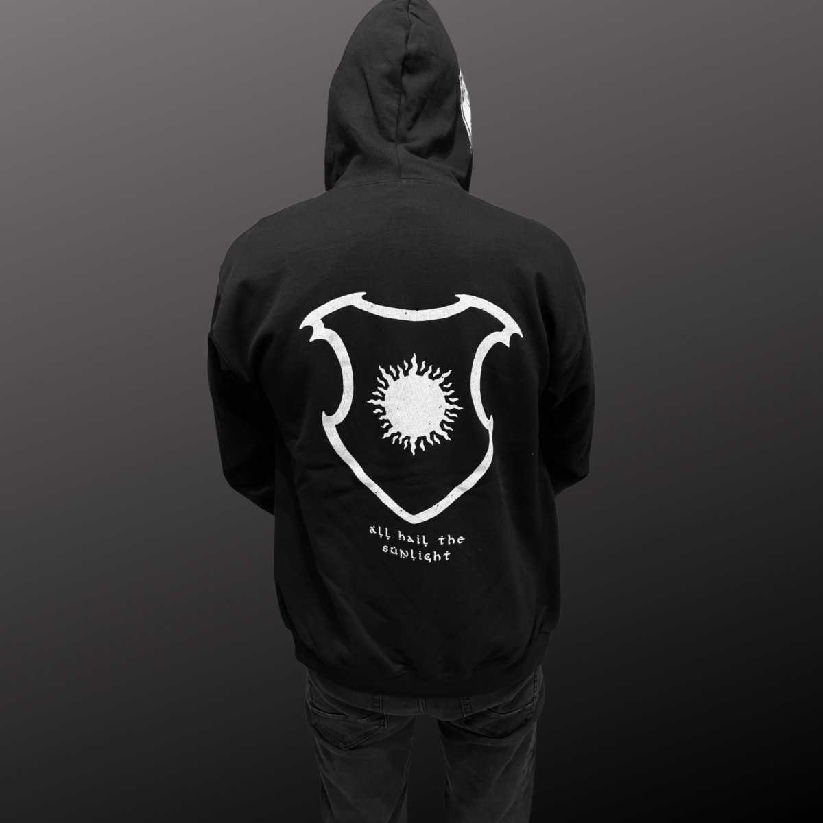 Mithras Black Zipper Hoodie | KANKAR