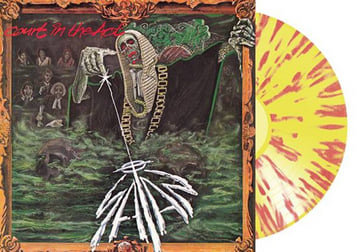 SATAN - Court in the Act - RED SPLATTER ON TRANSPARENT YELLOW VINYL, image 1
