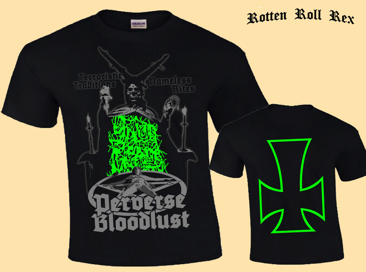 激レア　Satan's Revenge On Mankind プリントバンドT SATAN'S REVENGE ON MANKIND - Perverse Bloodlust - T-Shirt | Rotten