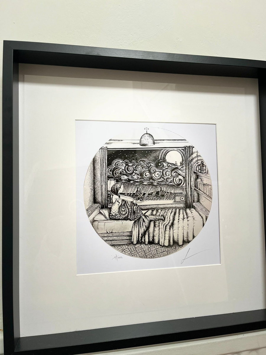 Pen and Ink print artwork 'HOME' (1/100) | Siobhan McCrudden