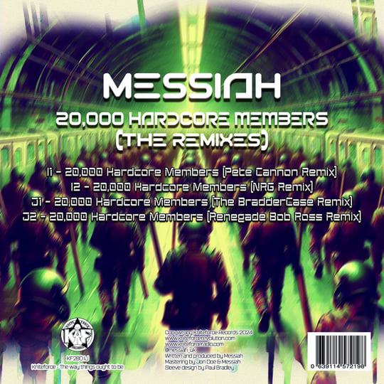 新しく着き KF280I/J Messiah | Remixes) (The Members Hardcore 20,000 - 洋楽
