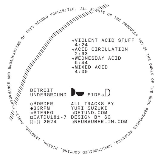 アート・デザイン・音楽 Border vol.2,3,4 Border | Yuri Suzuki | DETROIT UNDERGROUND