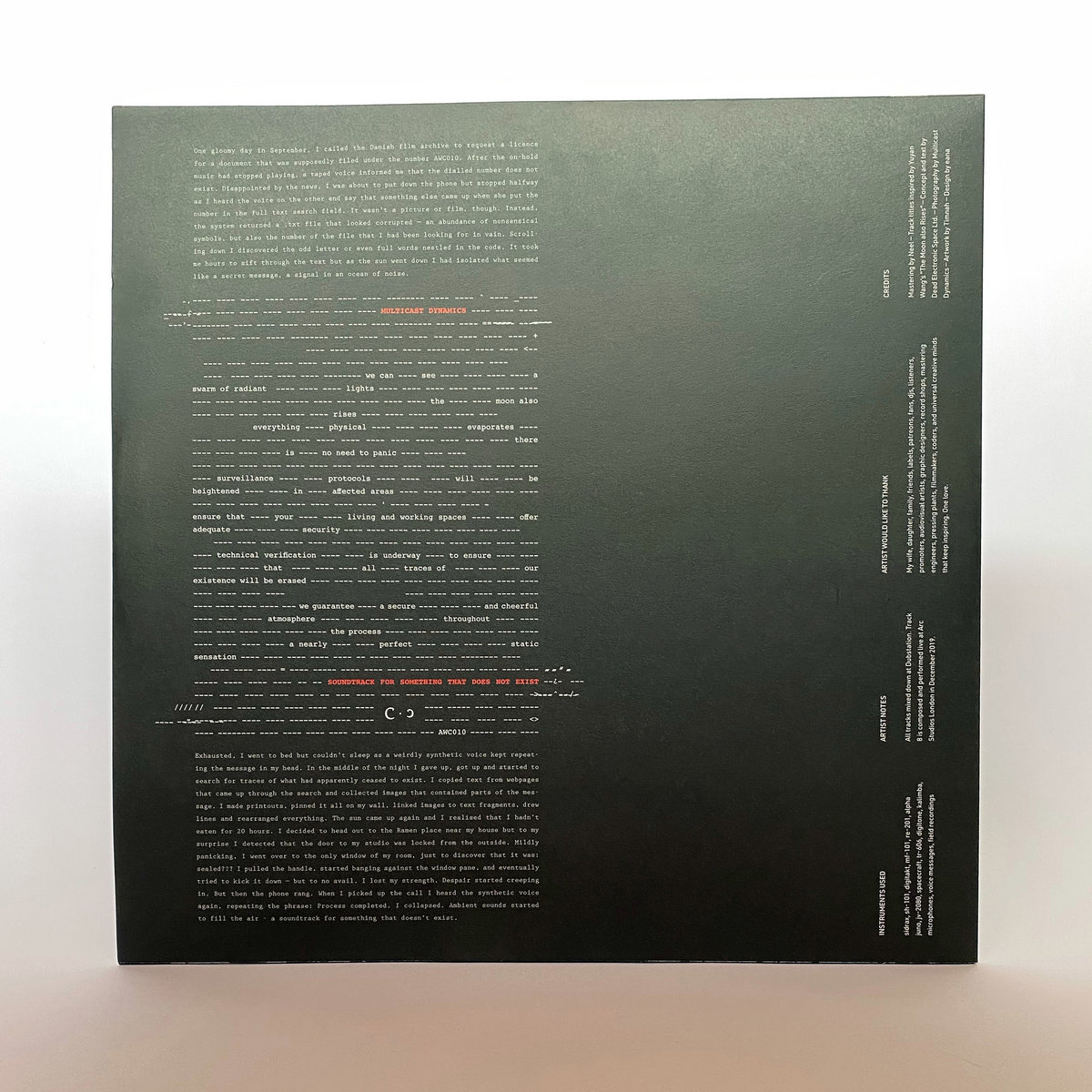 Soundtrack For Something That Does Not Exist | Multicast Dynamics