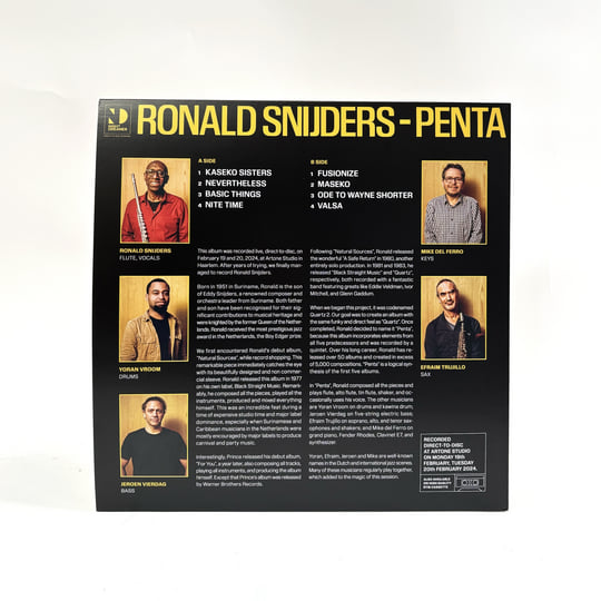 RONALD SNIJDERS : Penta - LP - NIGHT DREAMER - Forced Exposure