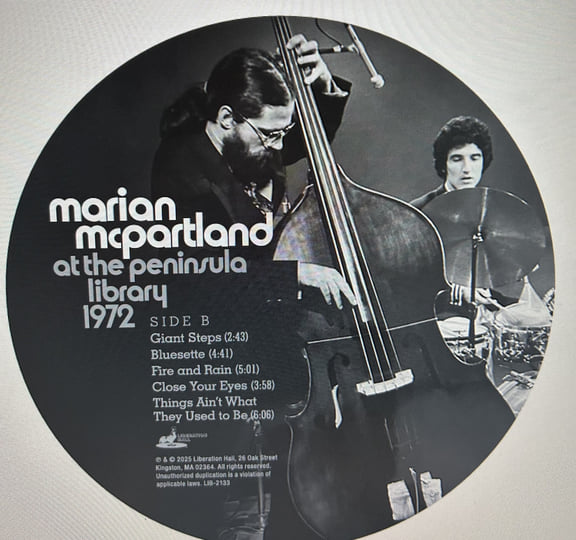 At The Peninsula Library 1972 | Marian McPartland