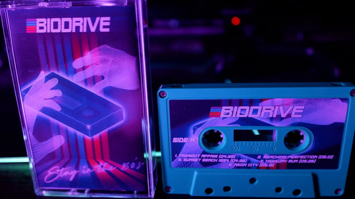 バレトンCD Stay in the 80's | Biodrive | Retrowave Touch Records