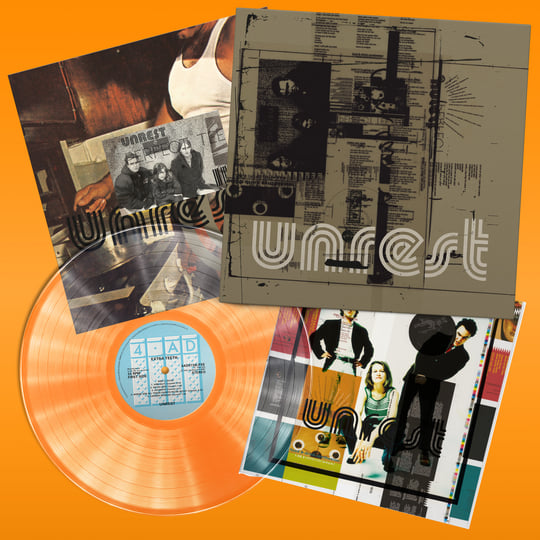 Unrest - Perfect Teeth 7インチレコードボックス Teen-Beat 119. UNREST. Perfect Teeth.