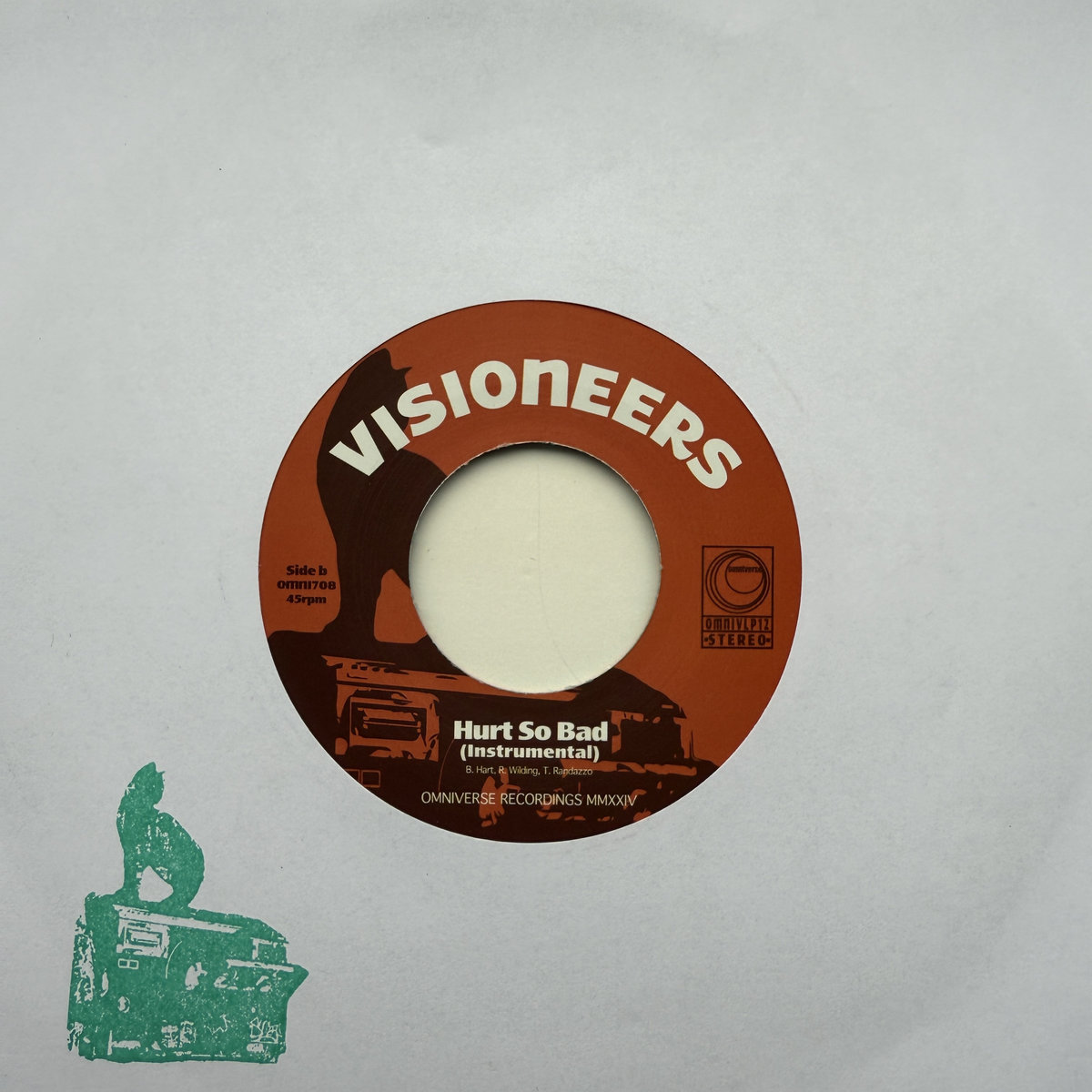 Visioneers / Raid b/w Hurts So Bad (Instrumental) Visioneers / Raid b/w Hurts So Bad (Instrumental)