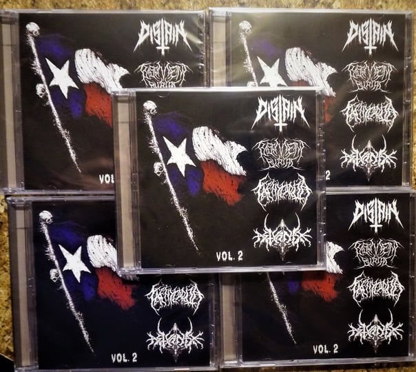 TXDM 4 Way Split Vol.2 Distain, Basement Burial, Tachycardia