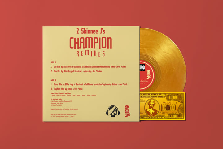 Champion Remixes 12” Maxi-Single (2025) | 2 Skinnee J's