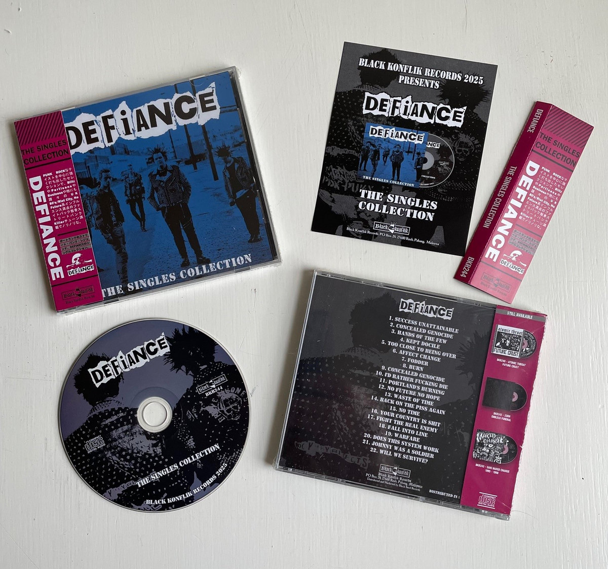 [希少]Insomnia ／DEFIANCE(3CD box set) The Singles Collection | DEFIANCE