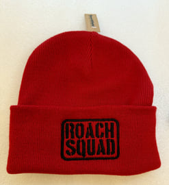 Hat - ROACH SQUAD - Beanie (Black &amp; Red), image 1