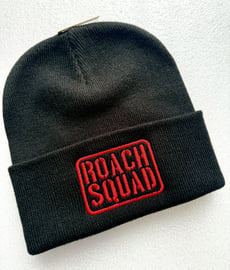 Hat - ROACH SQUAD - Beanie (Black &amp; Red), image 3