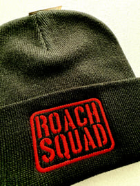 Hat - ROACH SQUAD - Beanie (Black &amp; Red), image 4