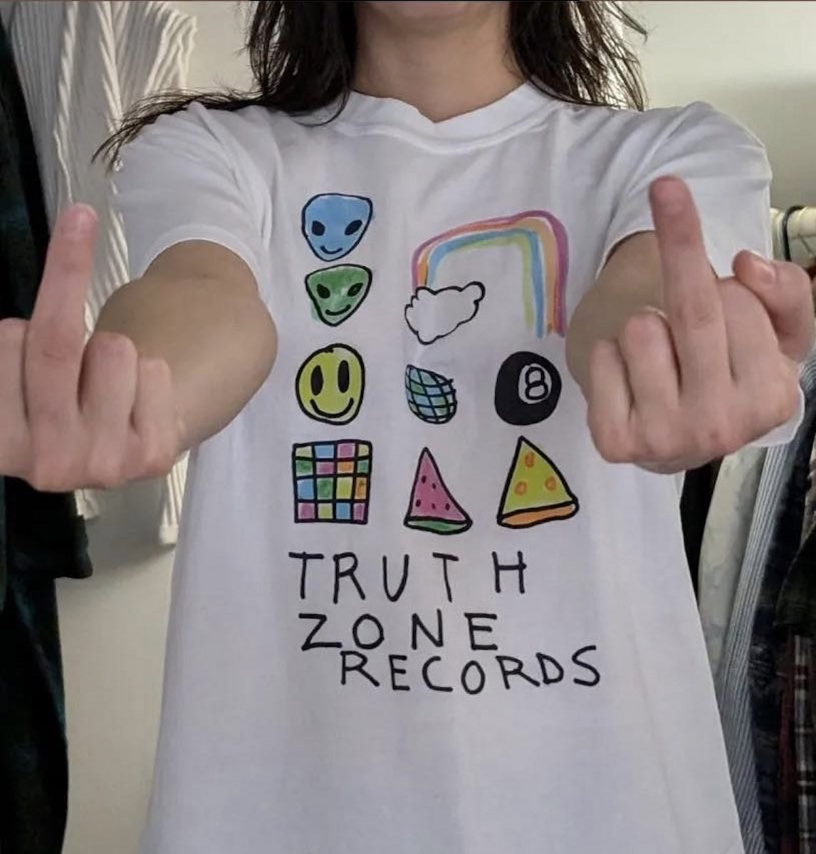 Truth Zone Records Comfort Colors T-Shirt | Curls Ultra
