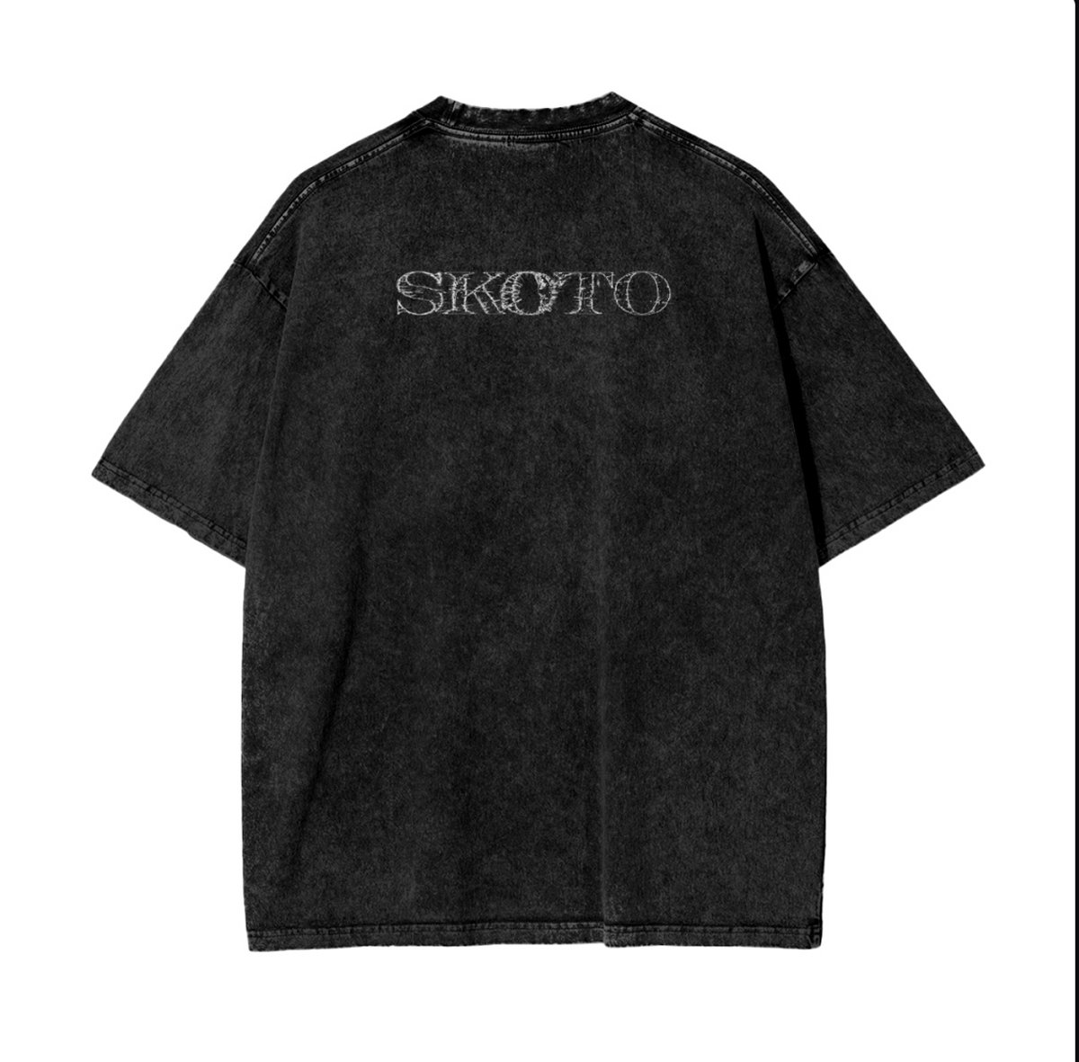 MURDER MUSIC ACID WASH T-SHIRT | SKOTO