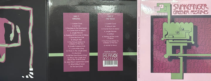 Snakefinger「Greener Postures」CD Greener Postures (Deluxe) | SNAKEFINGER | Klanggalerie
