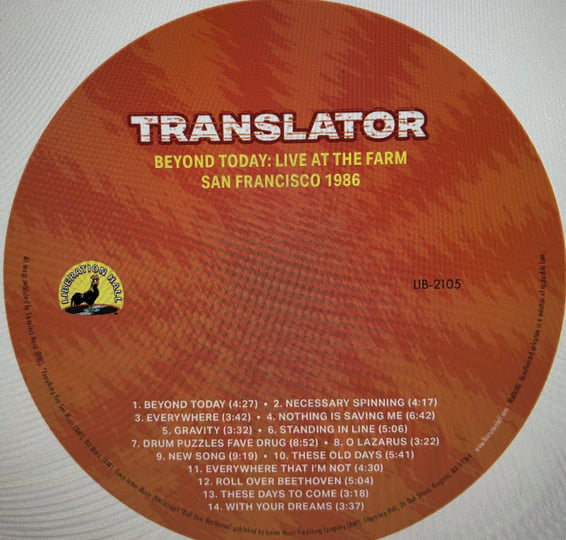 Beyond Today: Live at the Farm San Francisco July 12, 1986