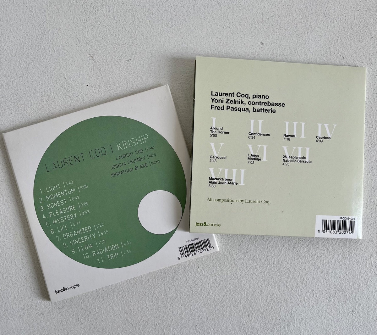 Laurent Coq Trio : Confidences | Laurent Coq / Yoni Zelnik / Fred