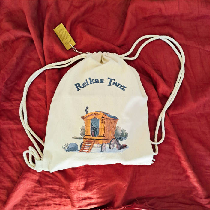 Beutel mit Wagen-Motiv