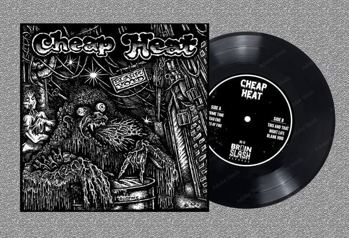 Blank Void EP (BS-011) | Cheap Heat | Brain Slash Records