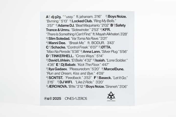 Boys Noize presents ONES and ZEROS | Various Artists | ONES and ZEROS