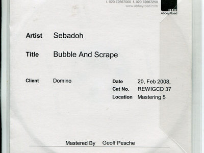 Bubble & Scrape Reissue (Mastered @Abbey Road) | Eric Gaffney