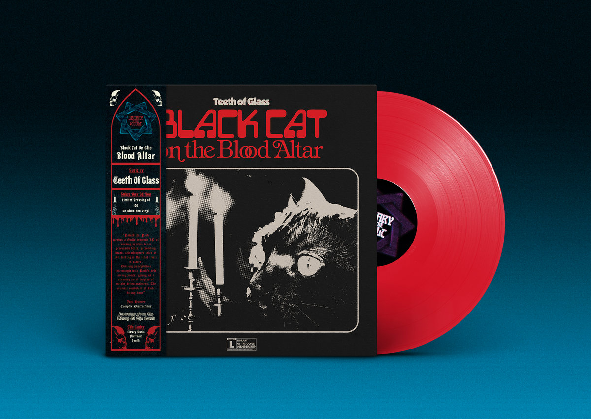 Black Cat on the Blood Altar | Teeth of Glass | Library Of The Occult