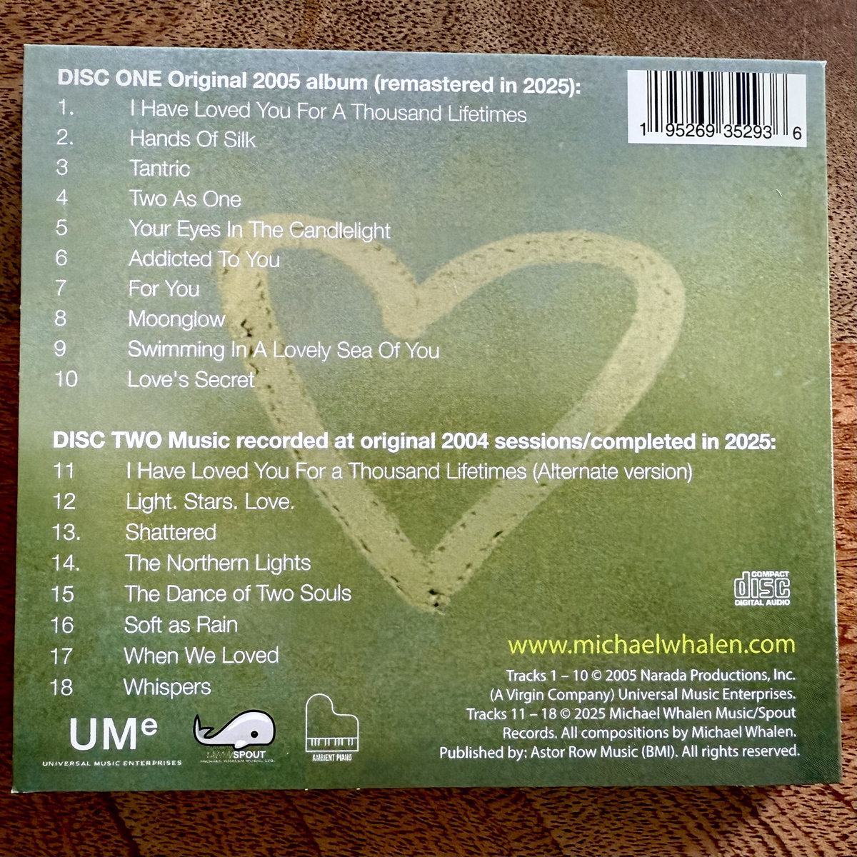 My Secret Heart (20th Anniversary Expanded Edition) | Michael Whalen