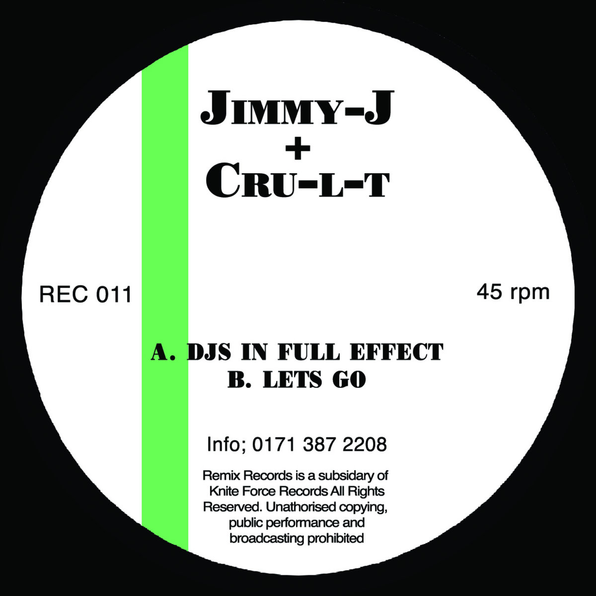 その他 REMEDY JIMMY REC11 - DJ's In Full Effect EP (Remastered) | Jimmy J & Cru