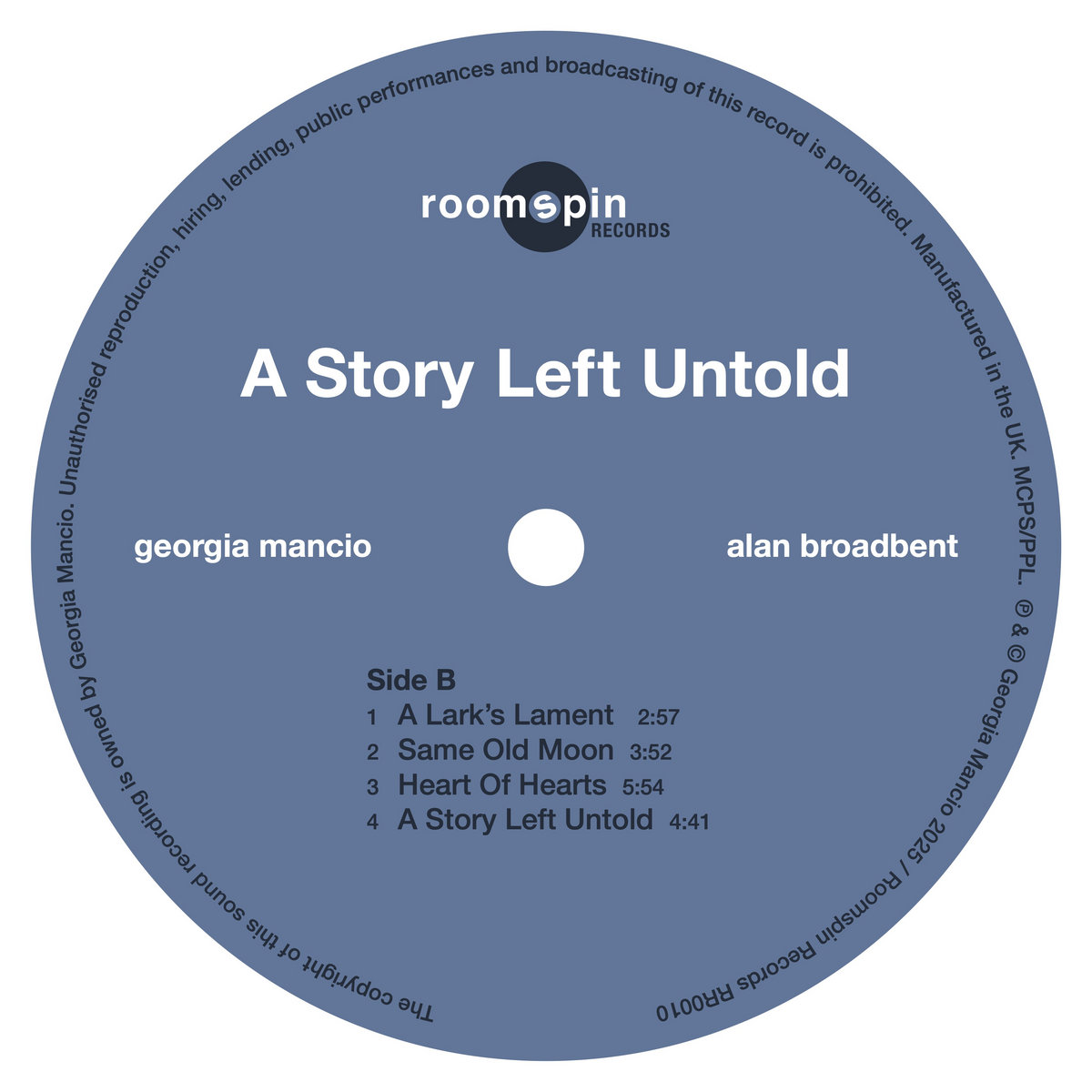 A Story Left Untold | Georgia Mancio & Alan Broadbent | Georgia Mancio