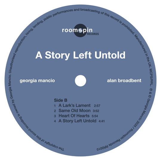 A Story Left Untold | Georgia Mancio & Alan Broadbent | Georgia Mancio