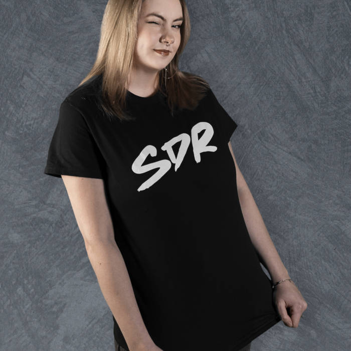 Black SDR Logo T-Shirt Unisex