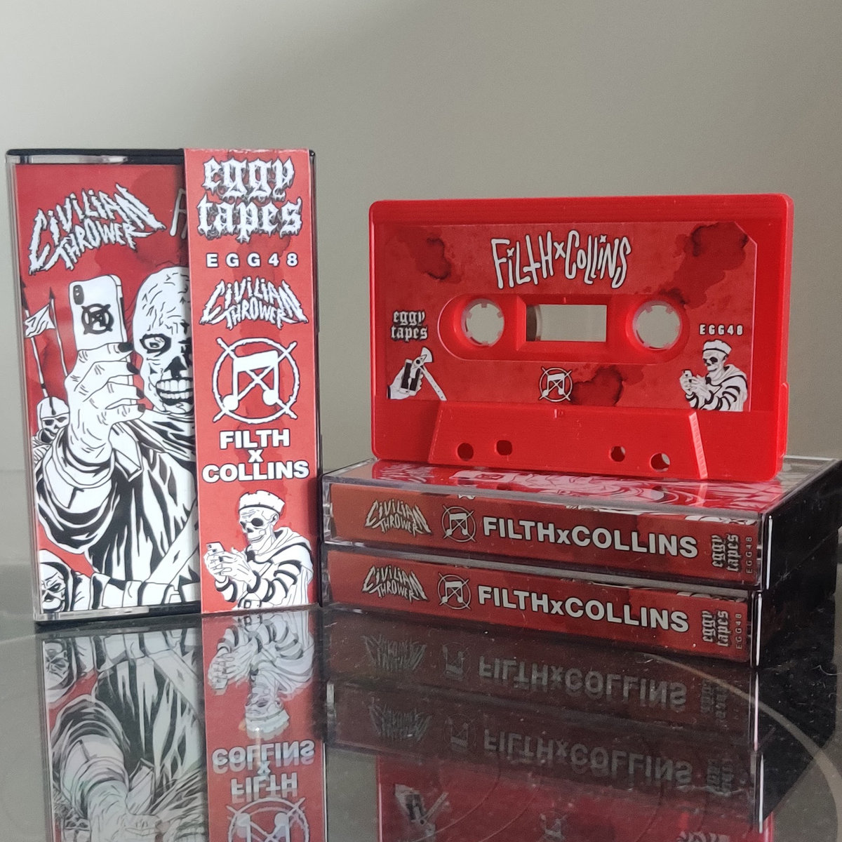 Split | FILTHxCOLLINS / Civilian Thrower | Eggy Tapes