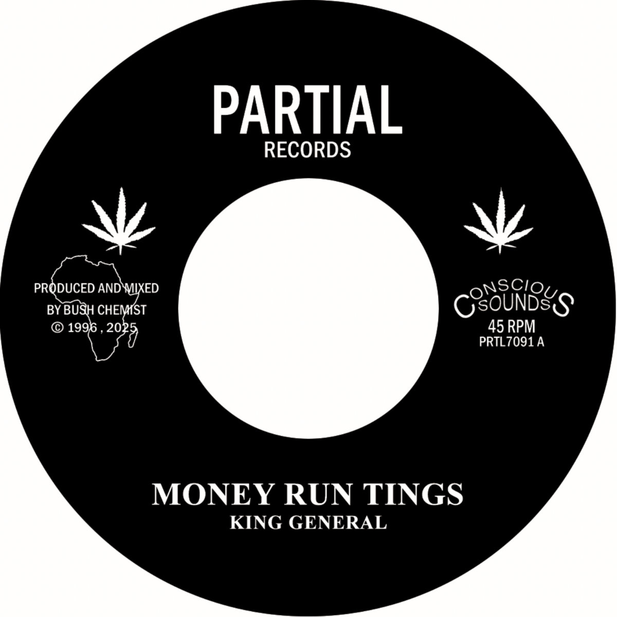 英LP King General, Bush Chemists Broke Again PRTLLP018 Partial UK /00240 King General & Bush Chemists - Broke Again - Partial LP