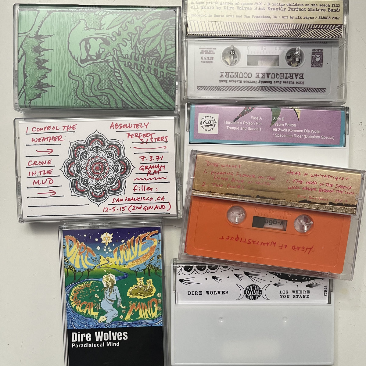 Head Of Wantastiquet / Dire Wolves (split CS) | Head Of Wantastiquet ...