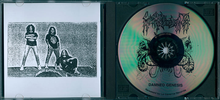 Damnatory / Docta Ignorantia CD デスメタル Damned Genesis | HIGH SPEED DEATH | La Caverna Records