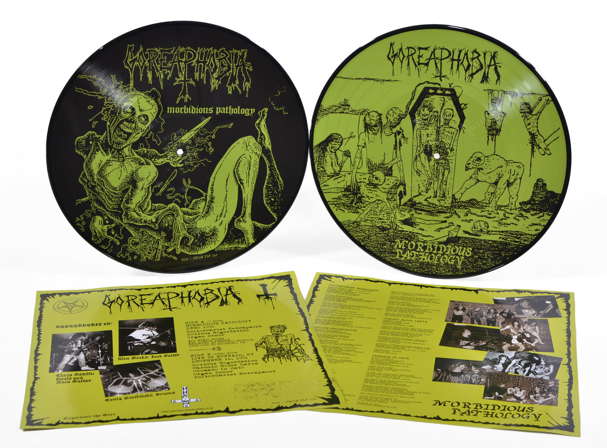洋楽 Goreaphobia Morbidious Pathology 7EP Goreaphobia – Morbidious Pathology - Mint- 7