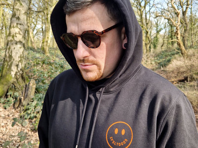 #IFSLTD005 Orange Rave-smiley Hoodie | Infernal Sounds
